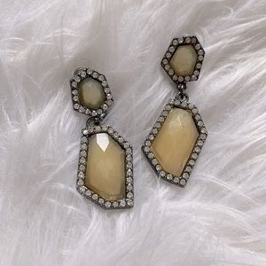 Gemstone Dangle Earrings